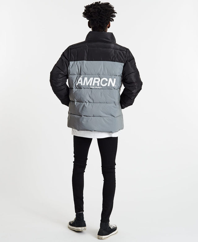 Americain Criminel Puffer Jacket Jet Black