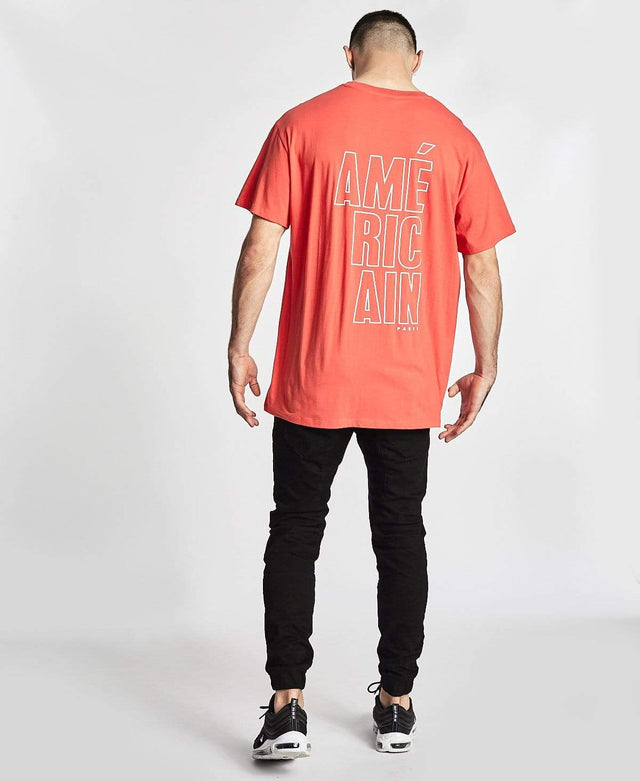 Americain Division Box Fit T-Shirt Grenadine
