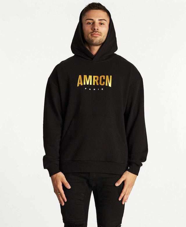 Americain Seduisant Relaxed Hoodie Jet Black