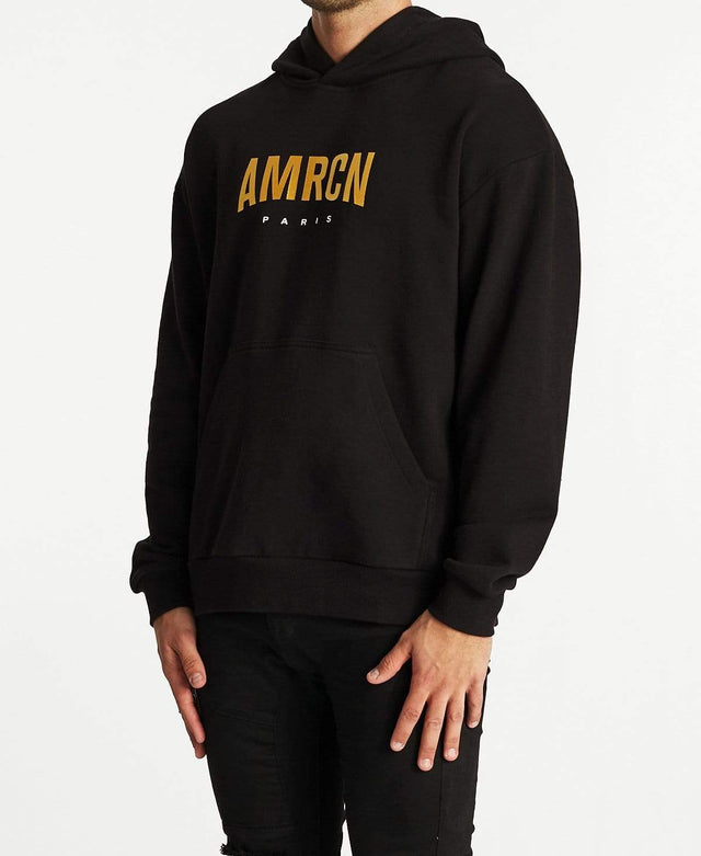 Americain Seduisant Relaxed Hoodie Jet Black