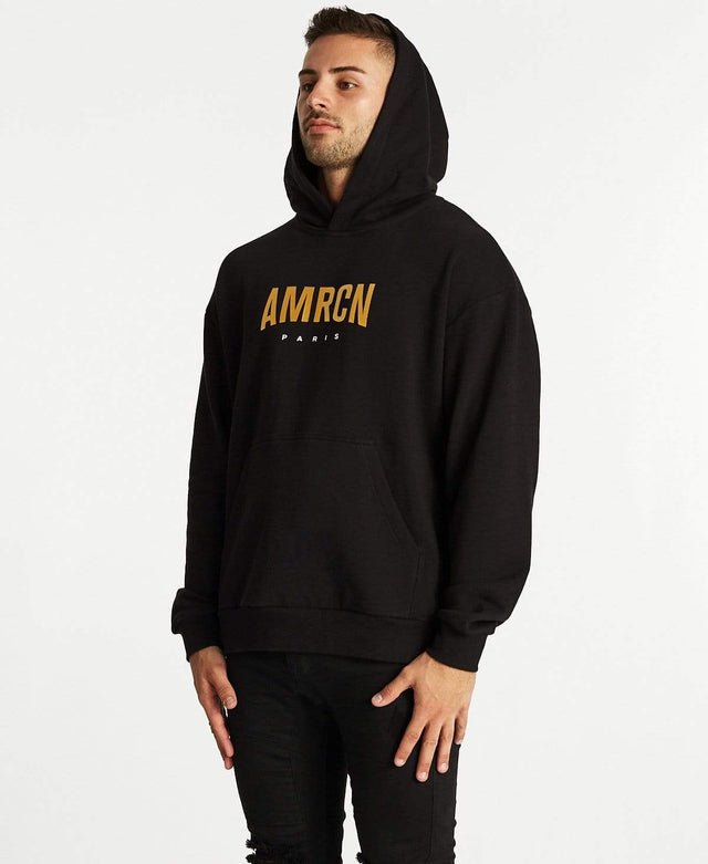 Americain Seduisant Relaxed Hoodie Jet Black
