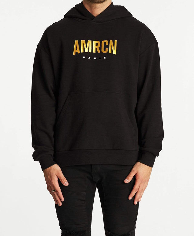 Americain Seduisant Relaxed Hoodie Jet Black