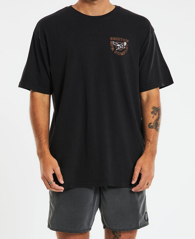 Brixton Atwood Relaxed T-Shirt Black