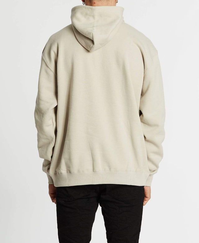 Brixton Crowd Hoodie Stone