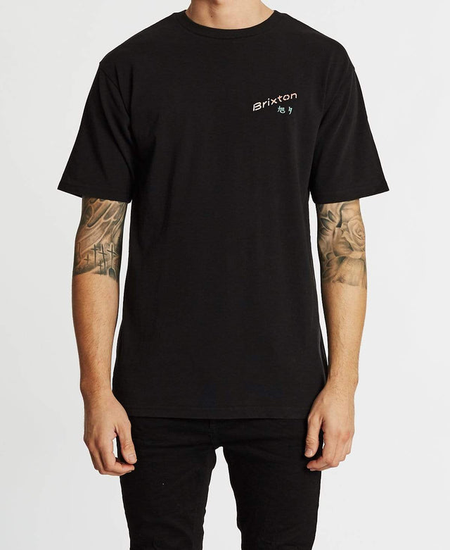 Brixton Mamba T-Shirt Washed Black