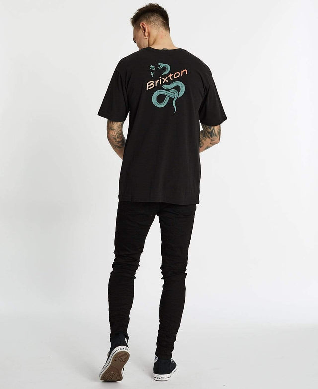 Brixton Mamba T-Shirt Washed Black