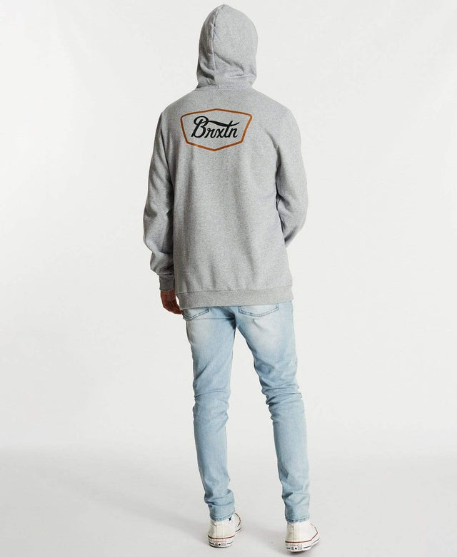 Brixton Stith IX Hoodie Heather Grey