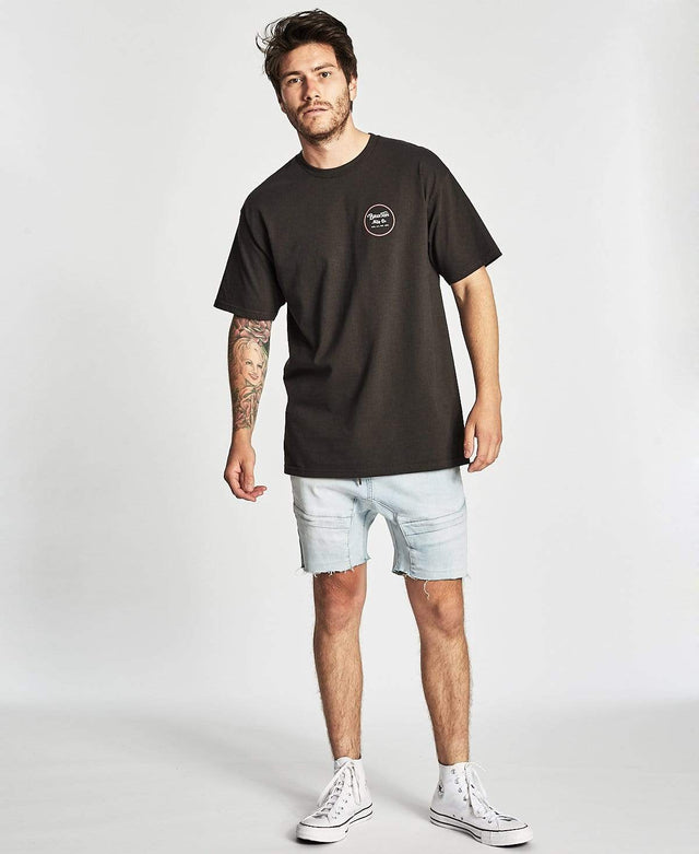 Brixton Wheeler II T-Shirt Washed Black