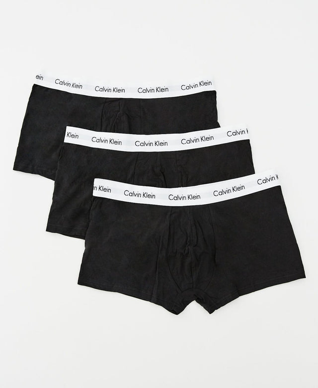 Calvin klein Low Rise Trunk 3PK Black/Black/Black