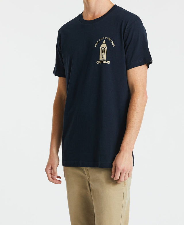 Deus Ex Machina Canyons T-Shirt Navy