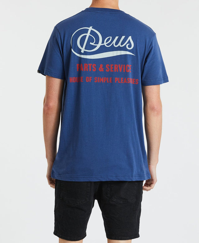 Deus Ex Machina Sparks T-Shirt True Blue