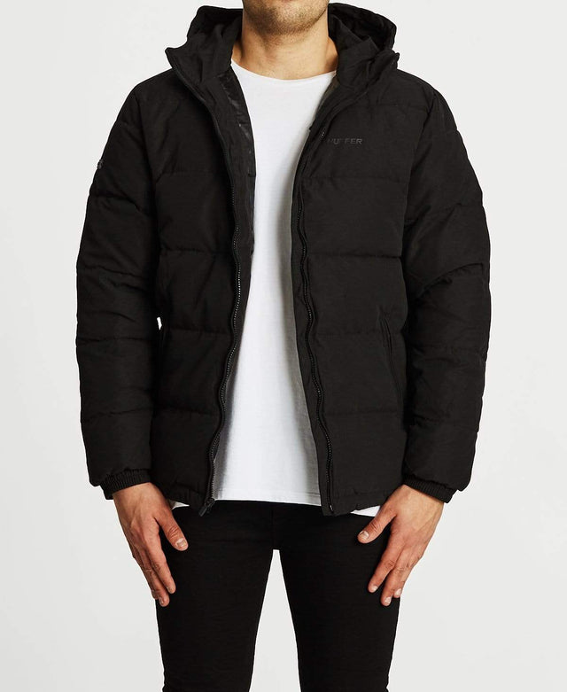 Huffer Huffer Puffer Jacket Black