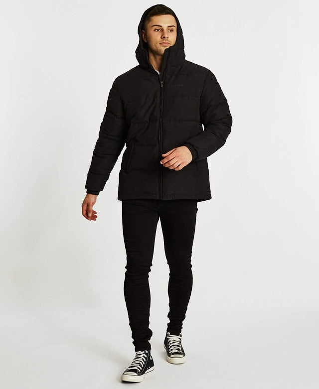 Huffer Huffer Puffer Jacket Black