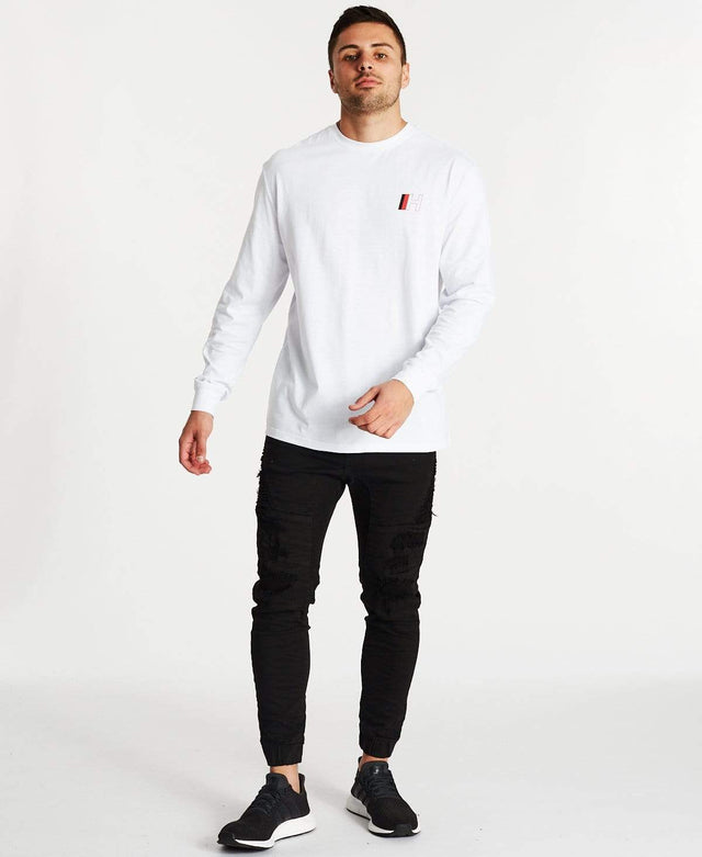 Huffer Long Sleeve Sup T-Shirt Speed H White