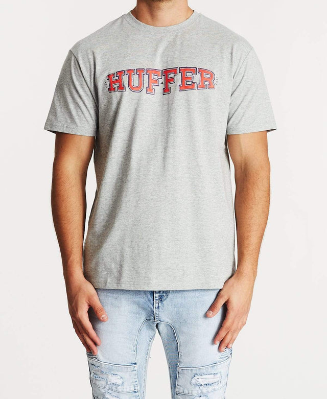 Huffer Mens Sup T-Shirt In Bloom Grey Marle