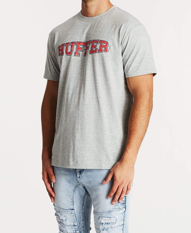 Huffer Mens Sup T-Shirt In Bloom Grey Marle
