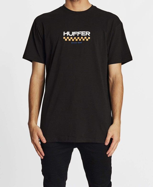 Huffer Sup T-Shirt Checker Black
