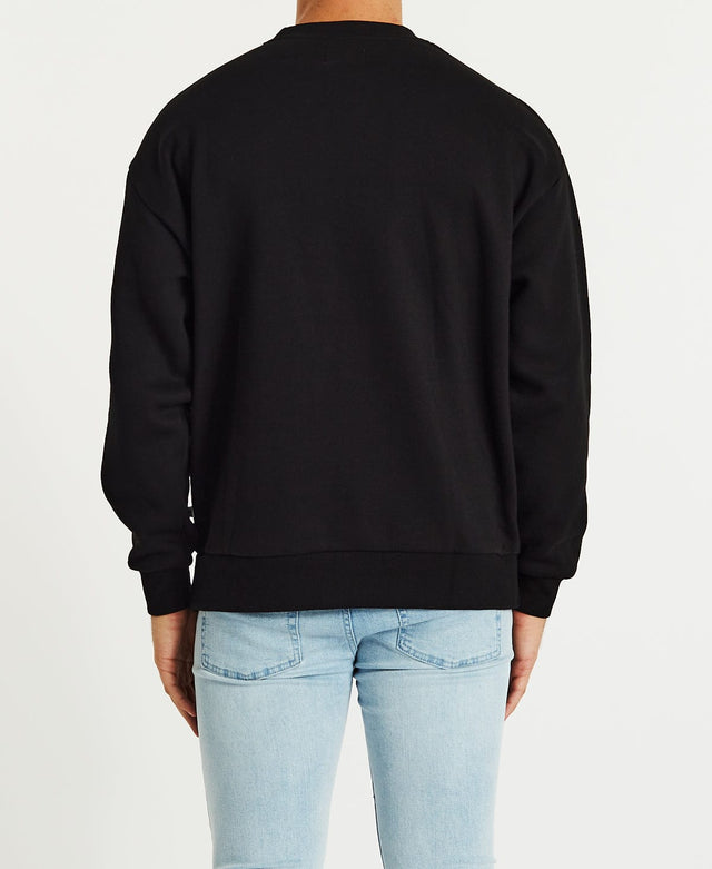 Inventory Bradford Relaxed Jumper Jet Black