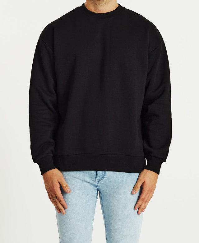 Inventory Bradford Relaxed Jumper Jet Black