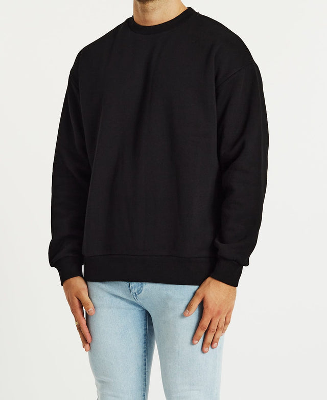 Inventory Bradford Relaxed Jumper Jet Black