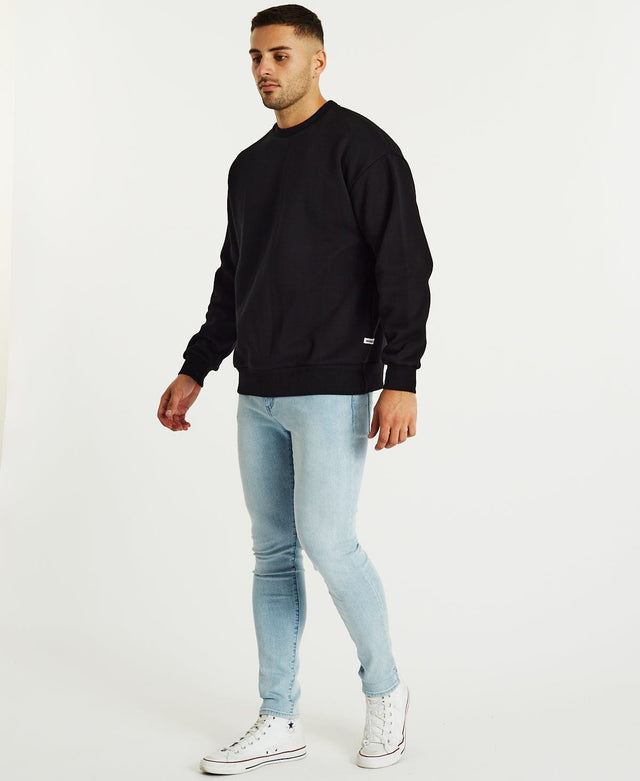 Inventory Bradford Relaxed Jumper Jet Black