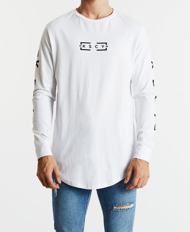 Kiss Chacey Apart Dual Curved Long Sleeve White