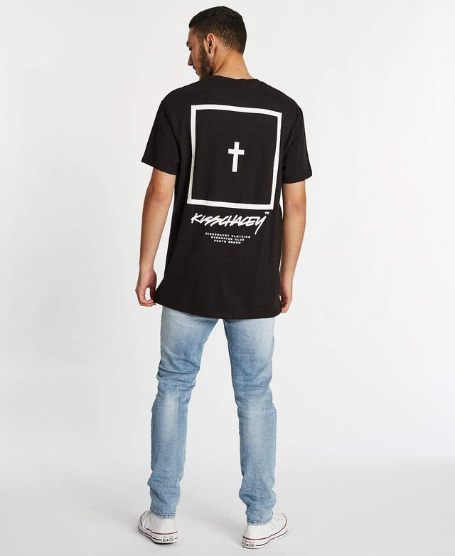 Kiss Chacey Badlands Relaxed Fit T-Shirt Jet Black