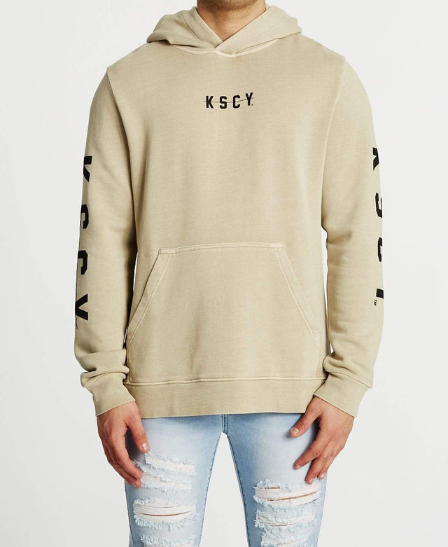 Kiss Chacey Breakdown Step Hem Hoodie Pigment Sand