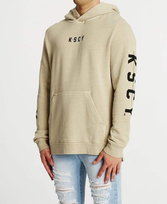 Kiss Chacey Breakdown Step Hem Hoodie Pigment Sand