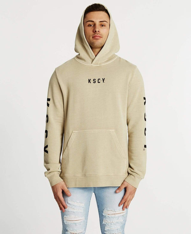 Kiss Chacey Breakdown Step Hem Hoodie Pigment Sand