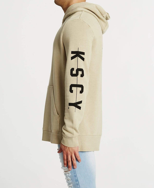 Kiss Chacey Breakdown Step Hem Hoodie Pigment Sand