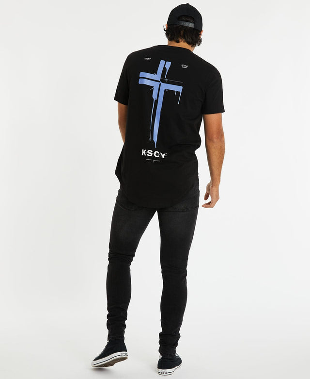 Kiss Chacey Cambria Dual Curved T-Shirt Jet Black