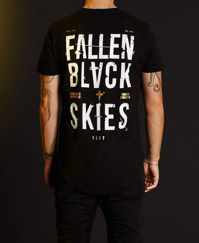 Kiss Chacey Centuries Dual Curved T-Shirt Jet Black