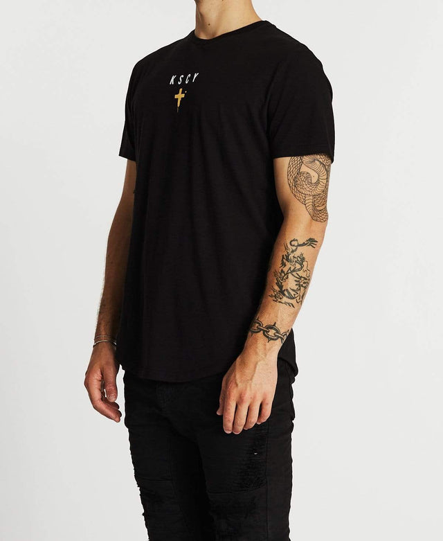 Kiss Chacey Centuries Dual Curved T-Shirt Jet Black