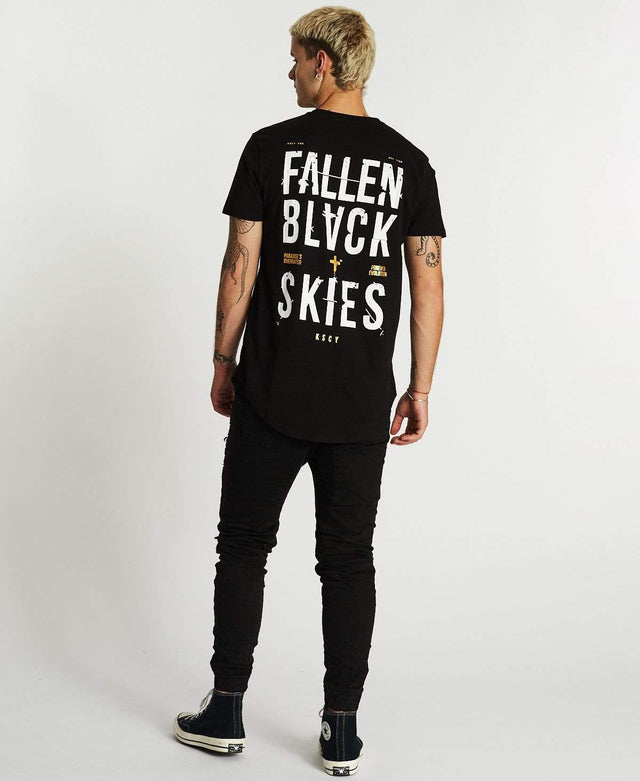 Kiss Chacey Centuries Dual Curved T-Shirt Jet Black