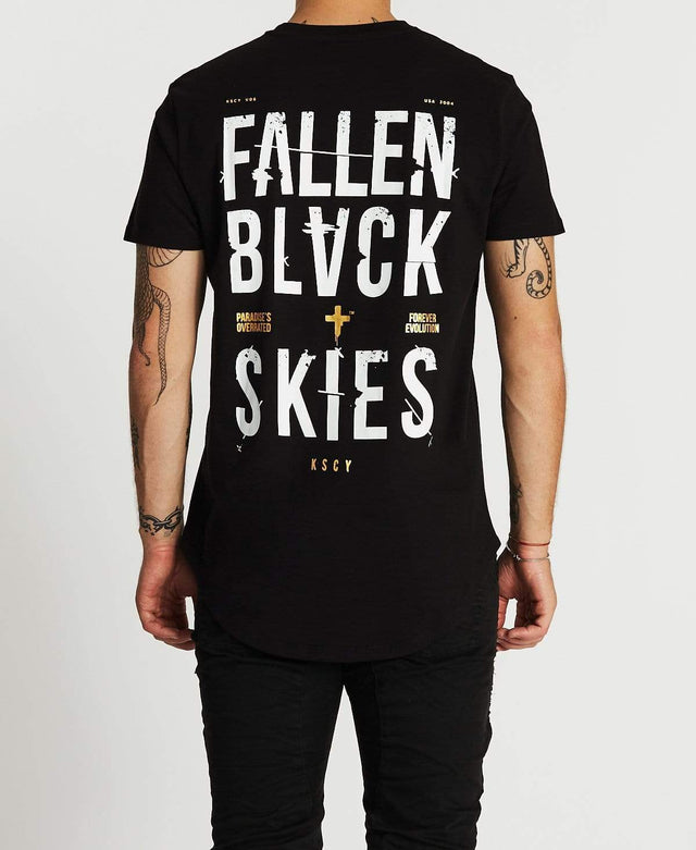 Kiss Chacey Centuries Dual Curved T-Shirt Jet Black