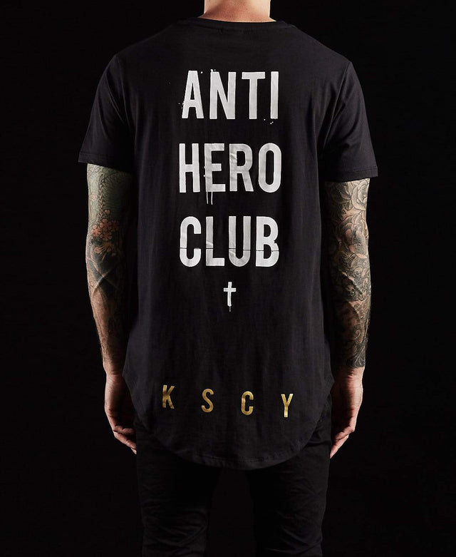 Kiss Chacey Chasing Baseball T-Shirt Jet Black