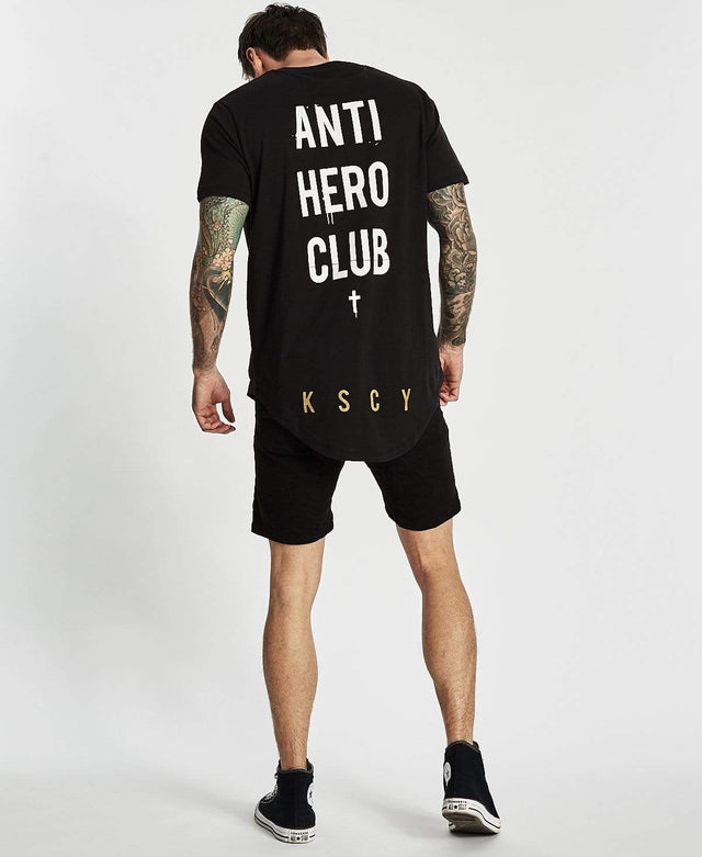 Kiss Chacey Chasing Baseball T-Shirt Jet Black