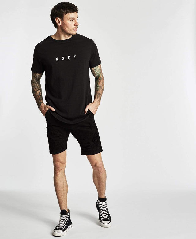 Kiss Chacey Chasing Baseball T-Shirt Jet Black