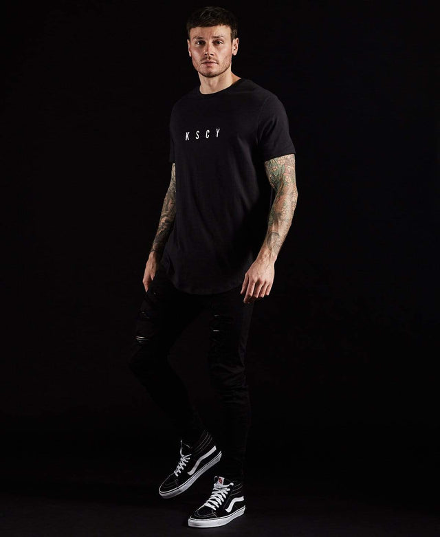 Kiss Chacey Chasing Baseball T-Shirt Jet Black