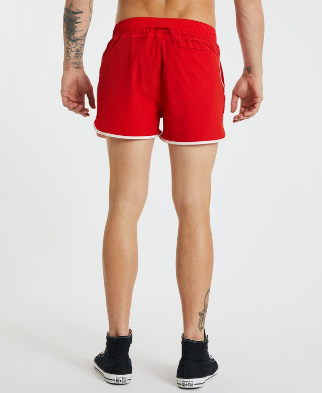 Kiss Chacey Darkside Runner Shorts Cayenne Red