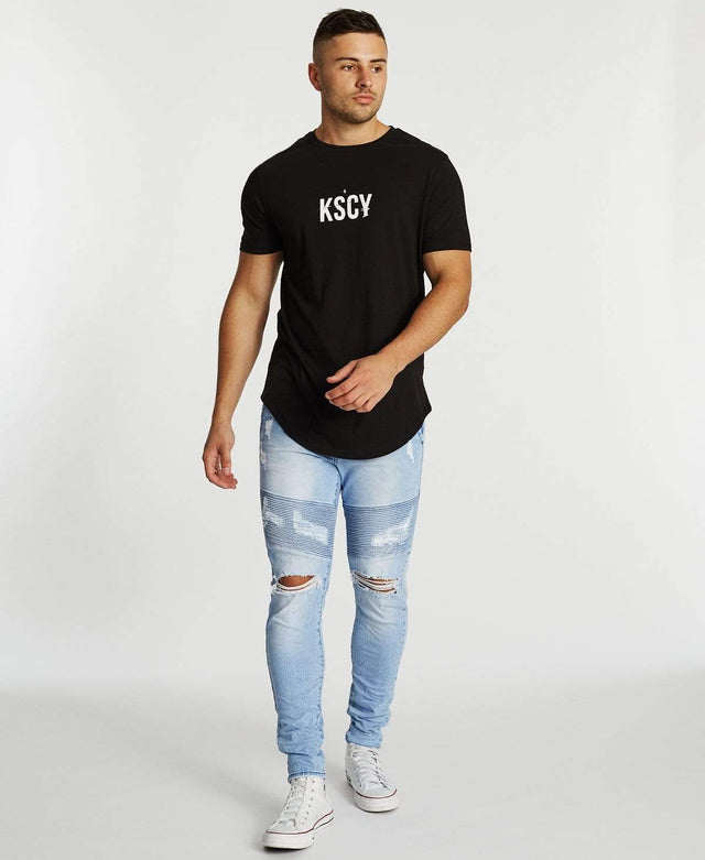 Kiss Chacey Deceit Dual Curved T-Shirt Jet Black