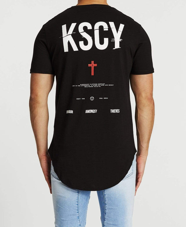 Kiss Chacey Deceit Dual Curved T-Shirt Jet Black