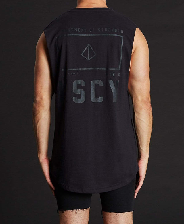 Kiss Chacey Department Dual Curved Muscle Tee Jet Black