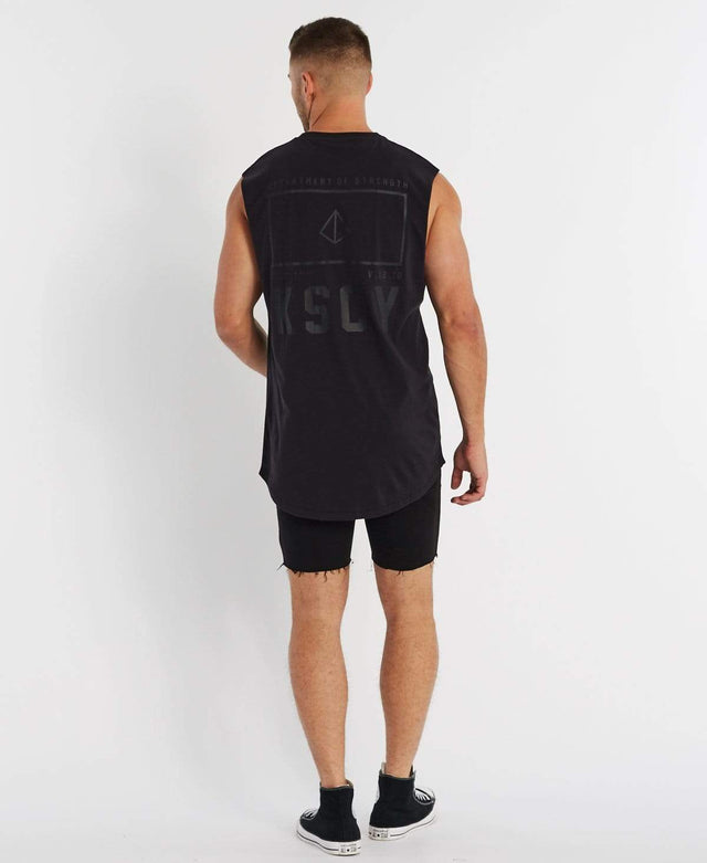 Kiss Chacey Department Dual Curved Muscle Tee Jet Black