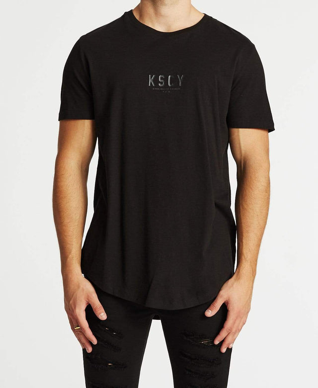 Kiss Chacey Department Of Strength Baseball T-Shirt Jet Black