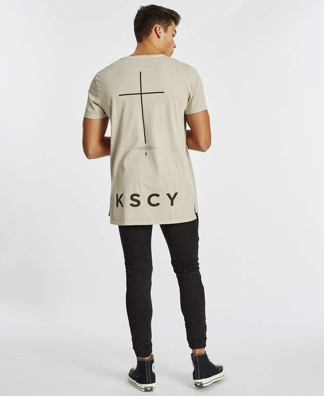 Kiss Chacey Devils Night Tall Step Hem T-Shirt Acid Stone