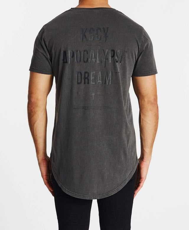 Kiss Chacey Dreamer Dual Curved Tee Pigment Asphalt