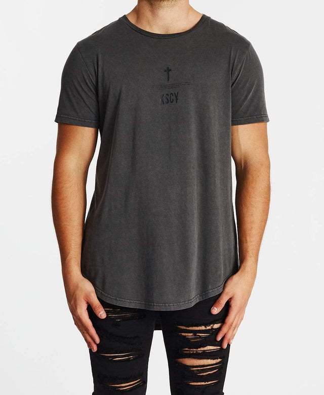 Kiss Chacey Dreamer Dual Curved Tee Pigment Asphalt