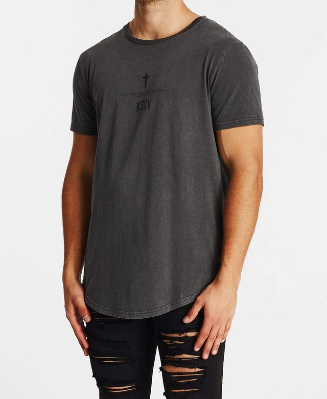 Kiss Chacey Dreamer Dual Curved Tee Pigment Asphalt